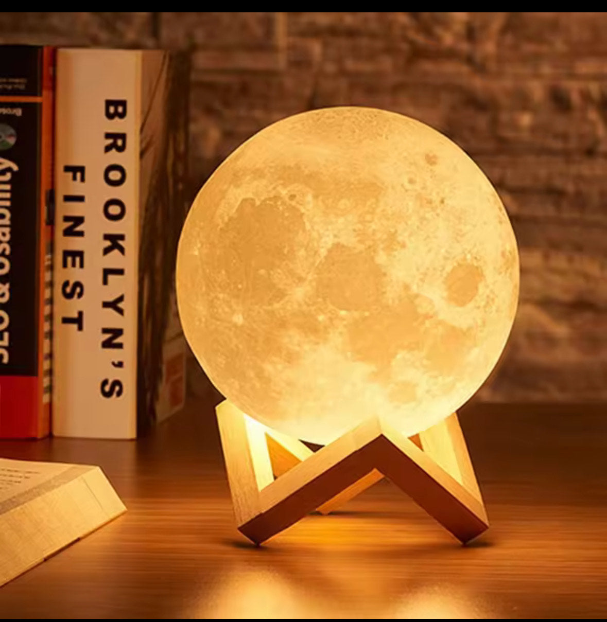"🌙 Mini Aesthetic Moon Lamp – Cozy Night Glow Light"