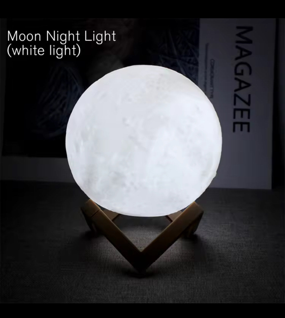 "🌙 Mini Aesthetic Moon Lamp – Cozy Night Glow Light"