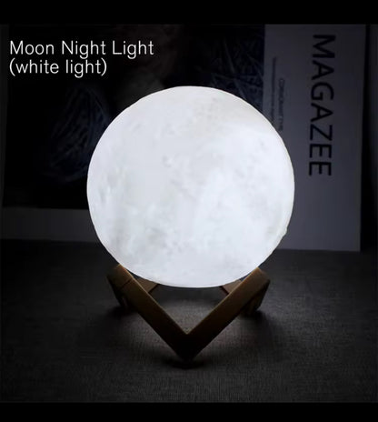 "🌙 Mini Aesthetic Moon Lamp – Cozy Night Glow Light"
