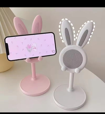 "🐰 Kawaii Bunny Phone Stand – Adjustable & Adorable🌸"