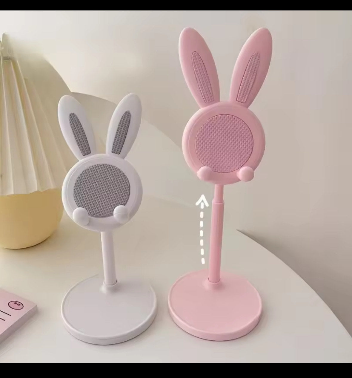 "🐰 Kawaii Bunny Phone Stand – Adjustable & Adorable🌸"
