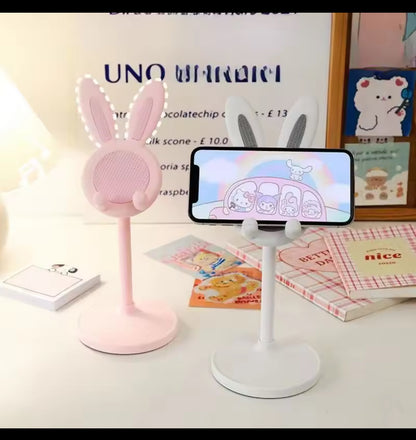 "🐰 Kawaii Bunny Phone Stand – Adjustable & Adorable🌸"