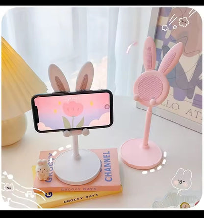 "🐰 Kawaii Bunny Phone Stand – Adjustable & Adorable🌸"