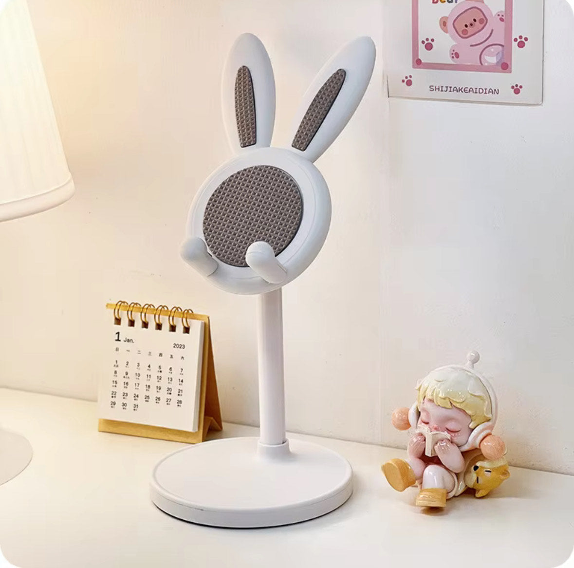 "🐰 Kawaii Bunny Phone Stand – Adjustable & Adorable🌸"
