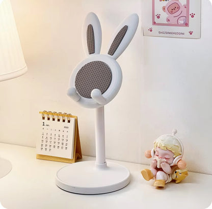 "🐰 Kawaii Bunny Phone Stand – Adjustable & Adorable🌸"