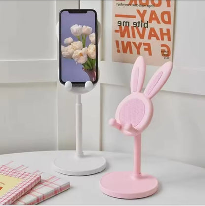 "🐰 Kawaii Bunny Phone Stand – Adjustable & Adorable🌸"