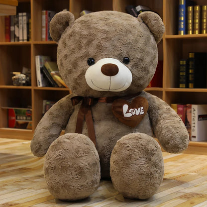 Giant Tie Teddy Bear Plush (60–120cm) – The Perfect Hug Buddy!